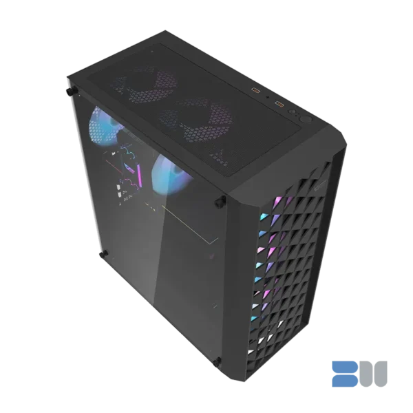 DK351 ATX PC Case With 4 RGB Fans