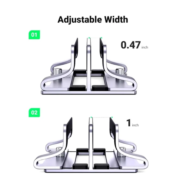 UGREEN-Vertical-Laptop-Stand-(Dual-slot)-01